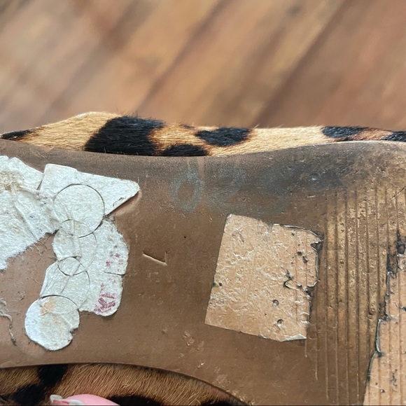 Madewell mule leopard slides women’s size 7 shoes animal print slip on spring - Picture 5 of 6